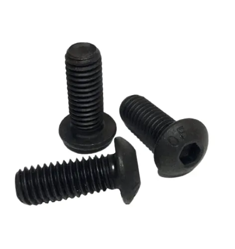 1/4-20 x 1-1/4" Button Head Socket Cap Screws Plain Finish QTY 50