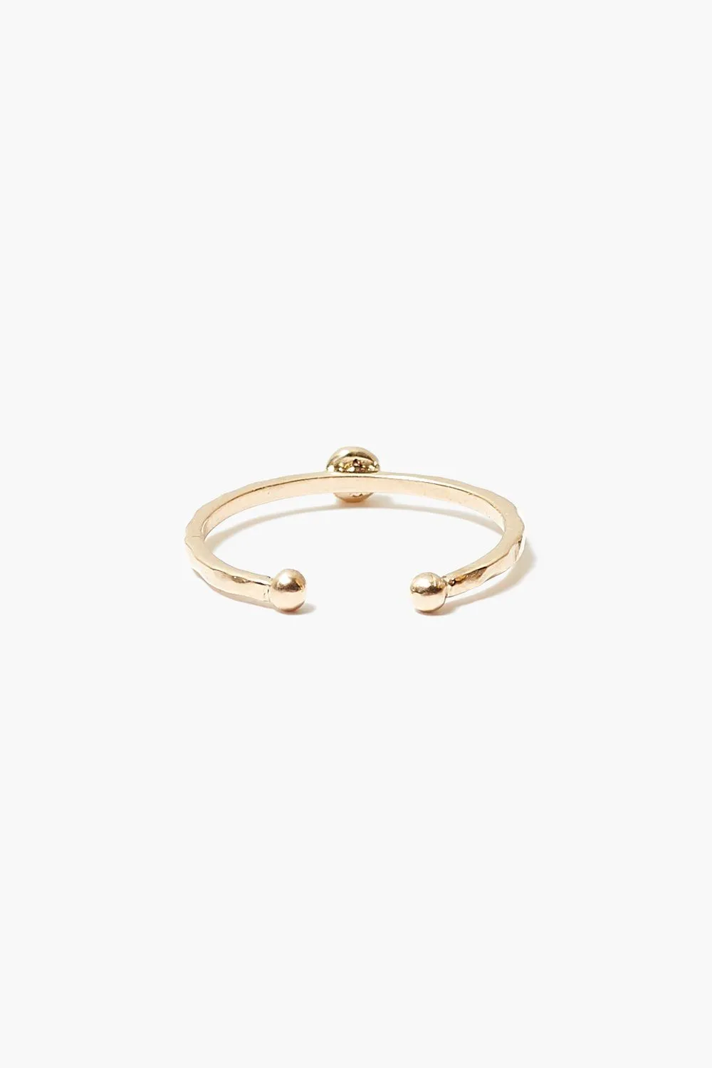 14k Champagne Diamond Toe Ring