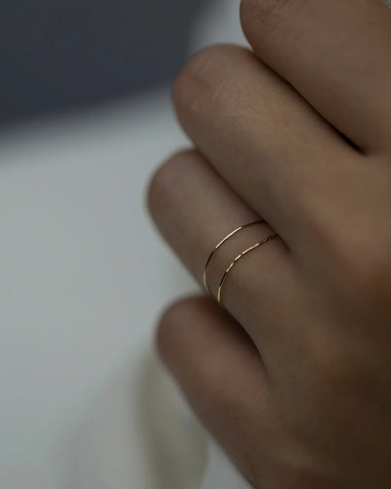 14k Super Dainty Ring