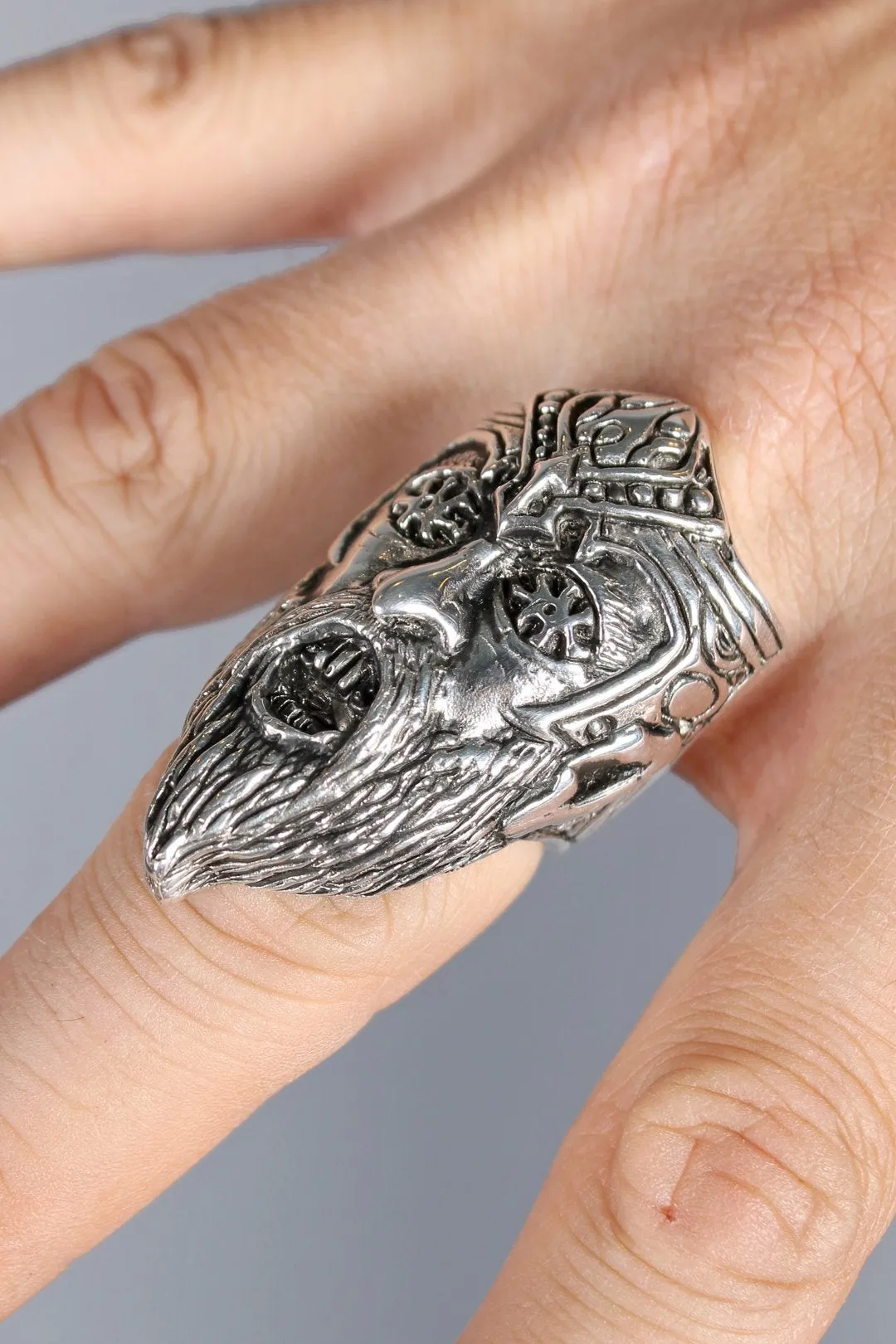 5D x Eyecon x Skinner Oblivion Wizard Ring Sterling Silver