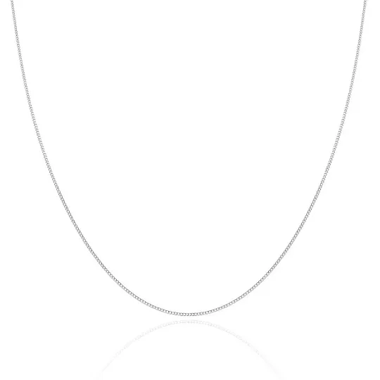 925 Sterling Silver Dainty Cuban Necklace