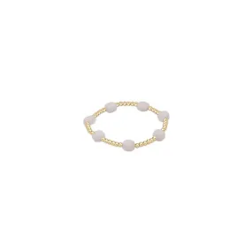 Admire Gold 3mm Bead Bracelet - Moonstone