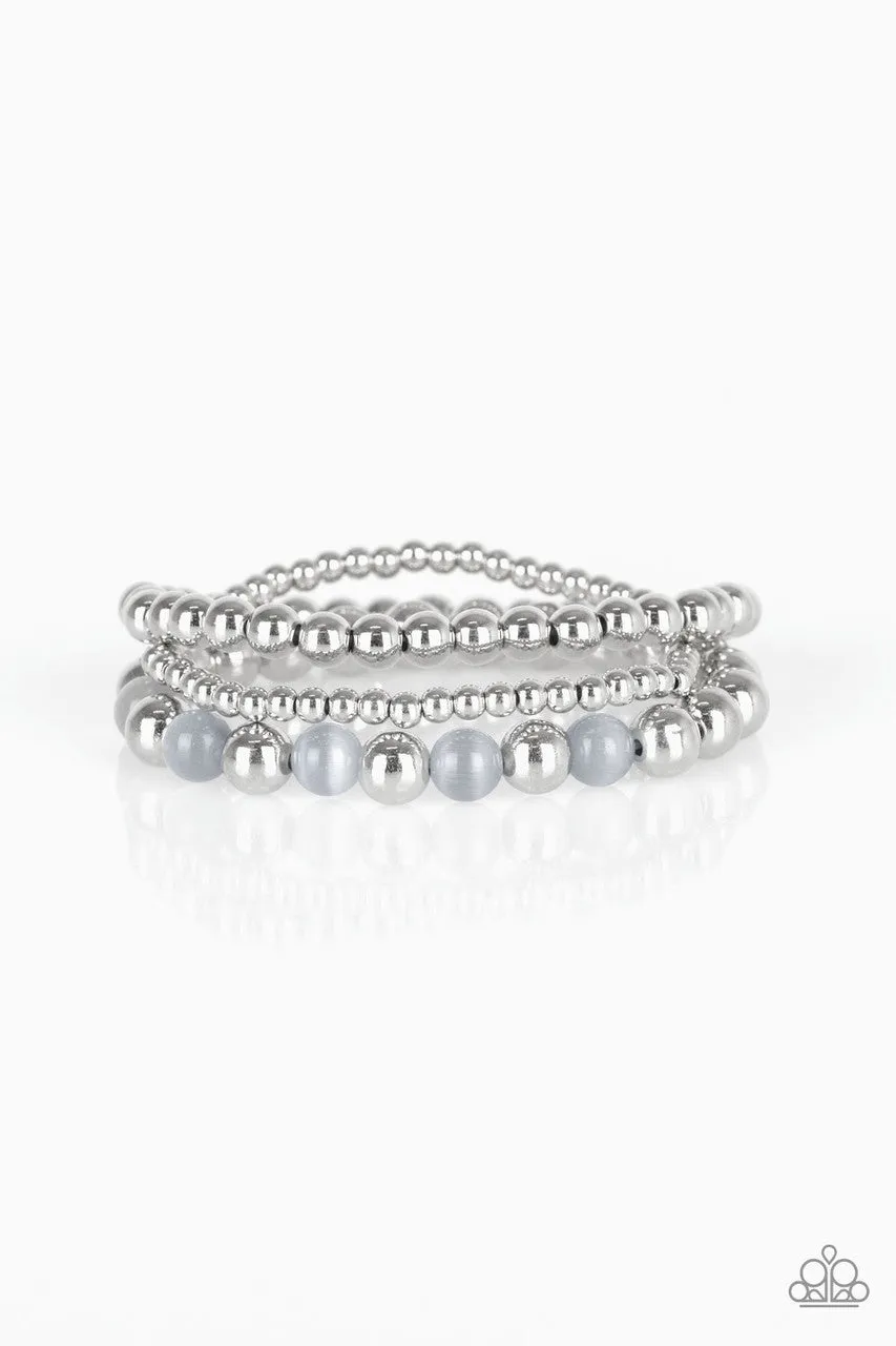 Always on the GLOW Silver Paparazzi Bracelet