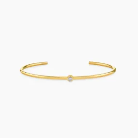 Amare Wear Moonstone Handcuff Bracelet