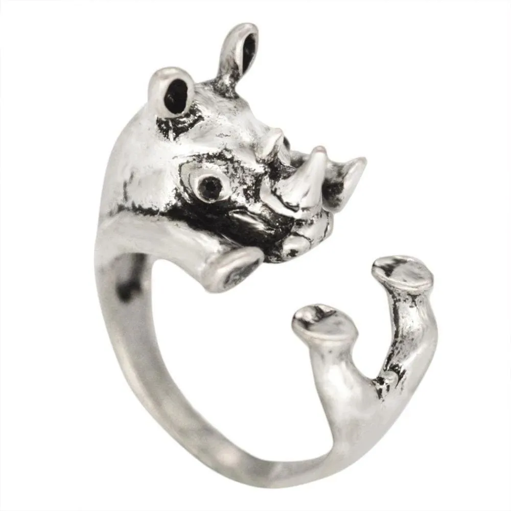 Animal Rings-Fun Fashion Cat, Rhino, Hippo, Gator, Dolphins,  Flamingo and Leopards!