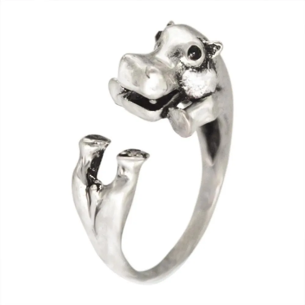 Animal Rings-Fun Fashion Cat, Rhino, Hippo, Gator, Dolphins,  Flamingo and Leopards!