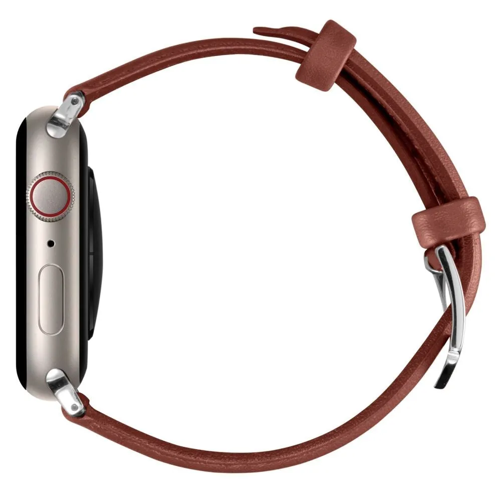 Apple Watch (38/40/SE/41/42mm)  Cyrill Læder Rem - Brun