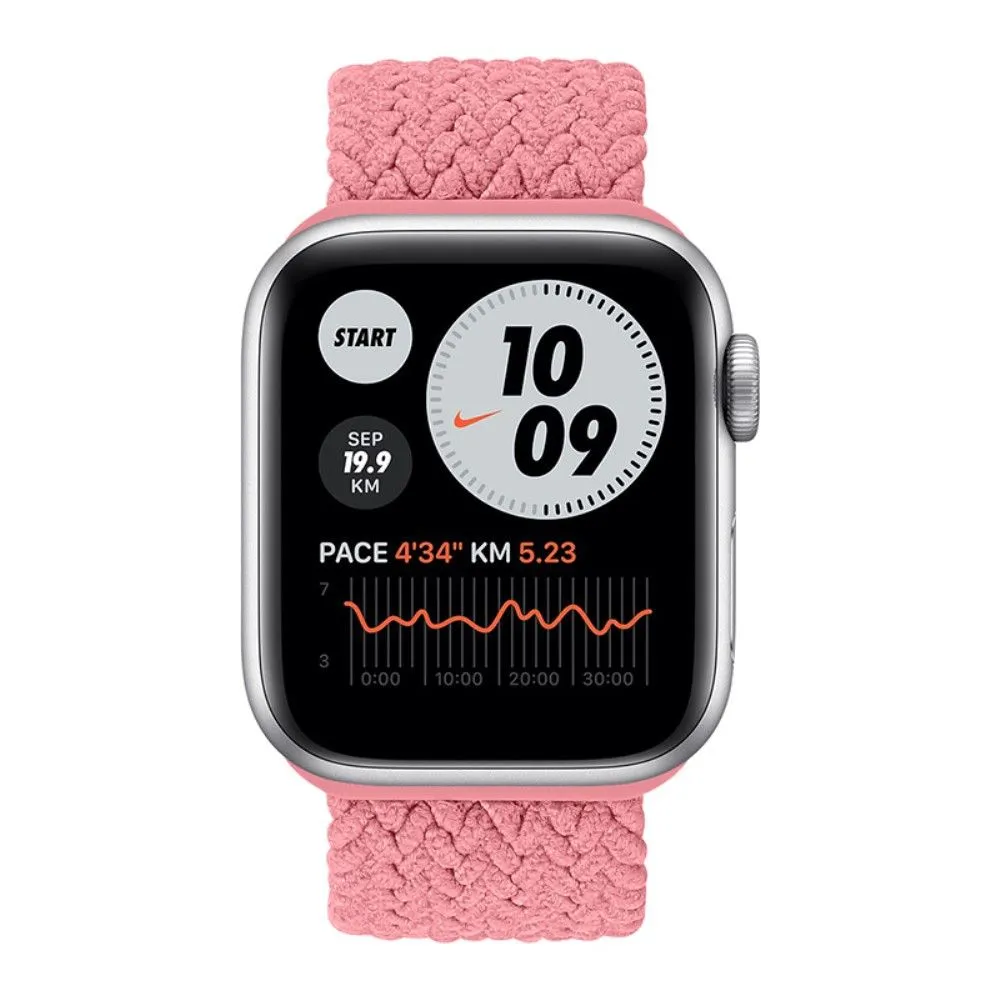 Apple Watch (41mm) elastic watch strap - Pink / Size: L