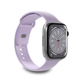 Apple Watch (42/44/SE/45/46/49mm) Puro ICON Silicone Urrem - Lilla