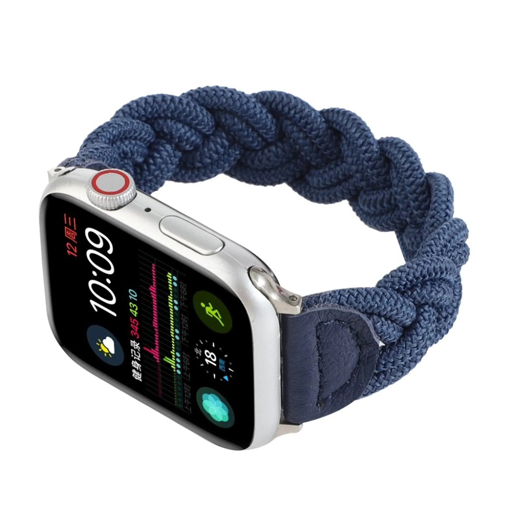 Apple Watch Series 6 / 5 44mm woven braid watch band - Dark Blue