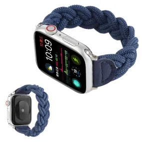 Apple Watch Series 6 / 5 44mm woven braid watch band - Dark Blue