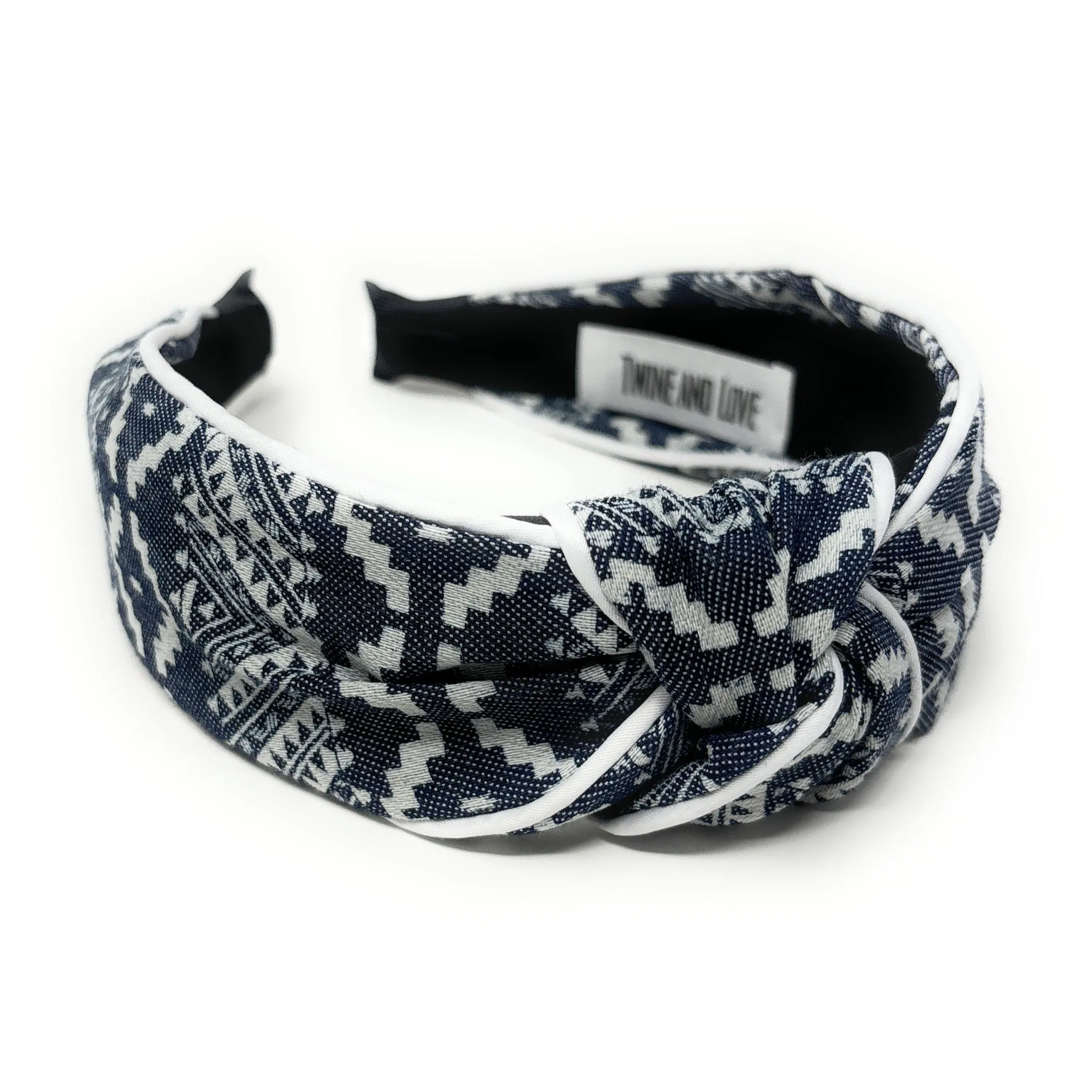 Asa Denim Top Knotted Headband