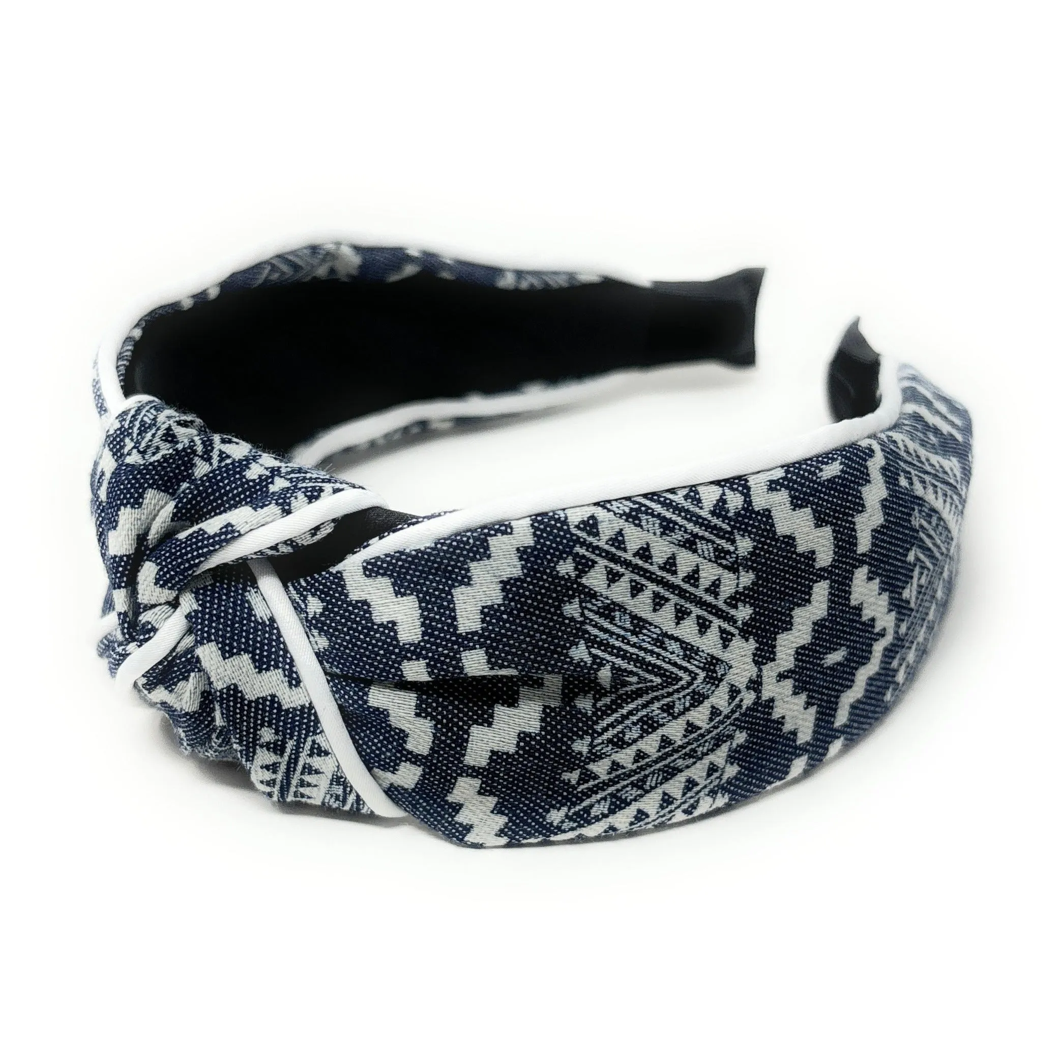 Asa Denim Top Knotted Headband