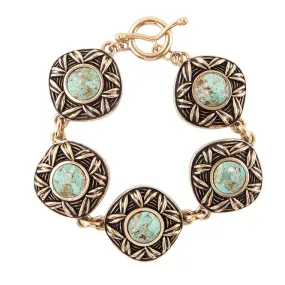 Avalon Turquoise Link Bracelet