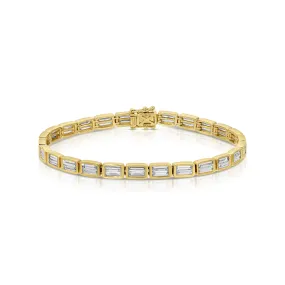 BAGUETTE DIAMOND BUNNY BRACELET