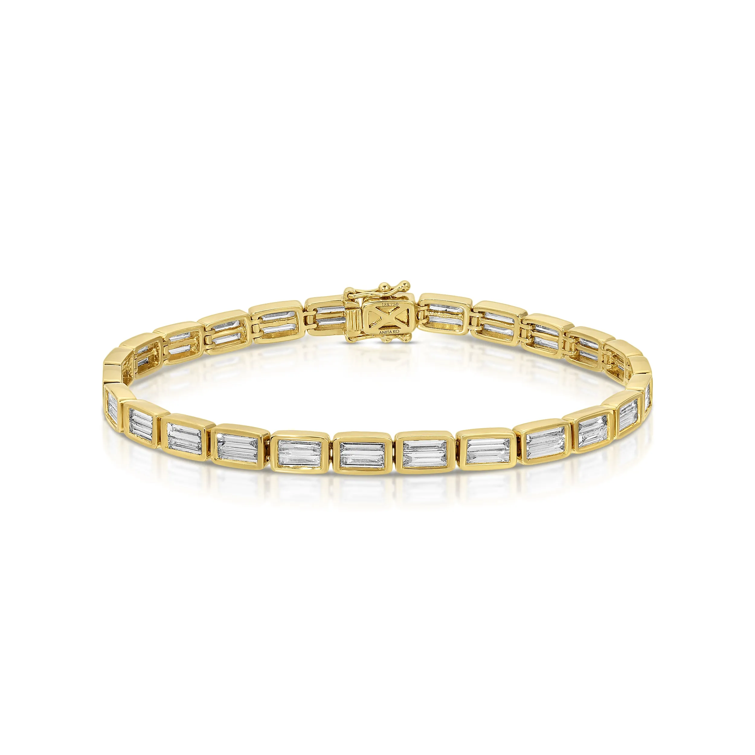 BAGUETTE DIAMOND BUNNY BRACELET