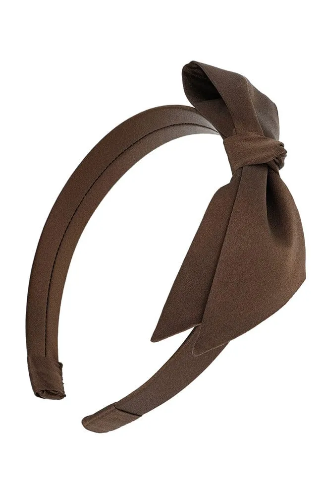 Bahama Bow Headband - Silk Charmeuse