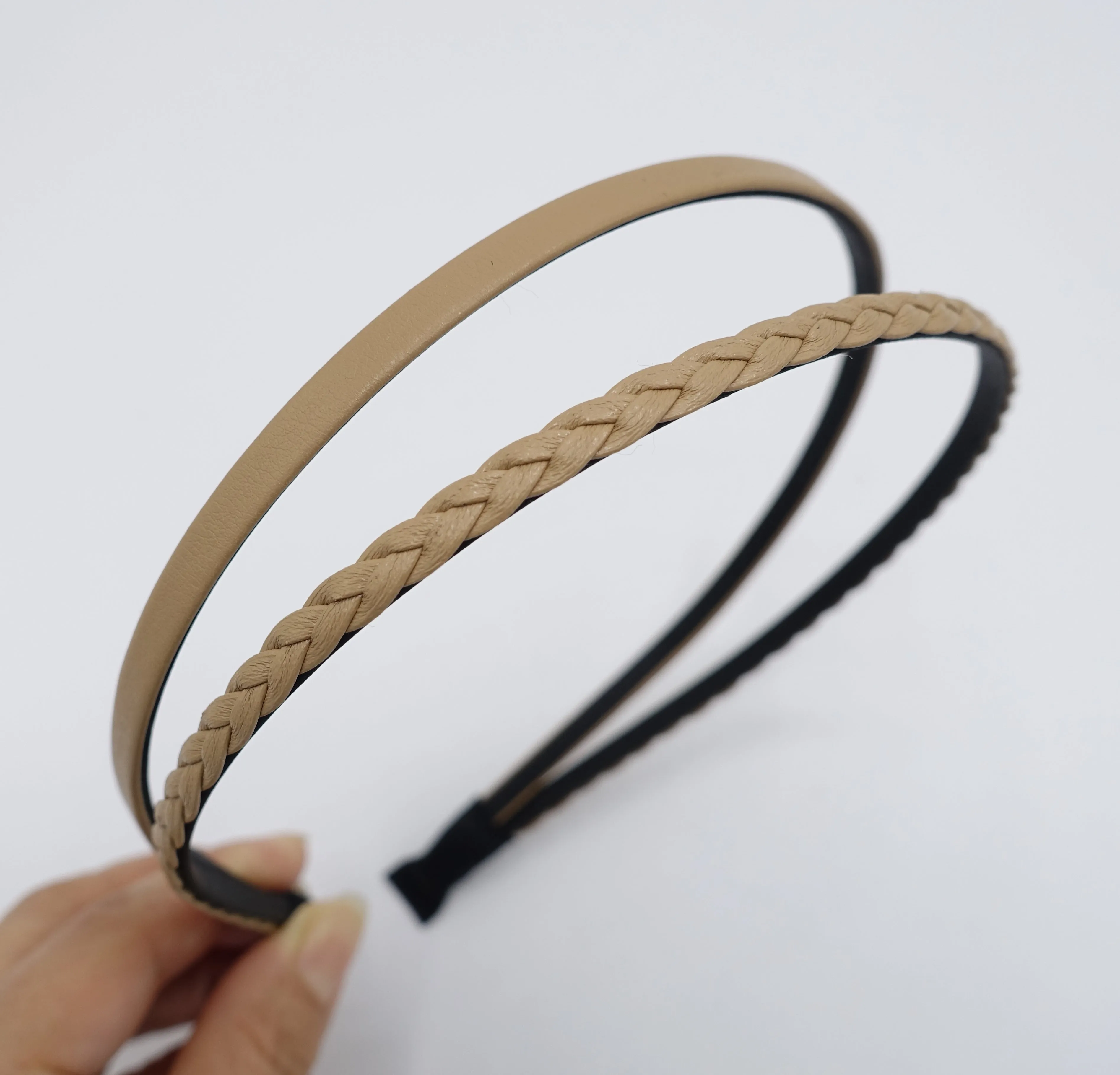 basic double strand headband