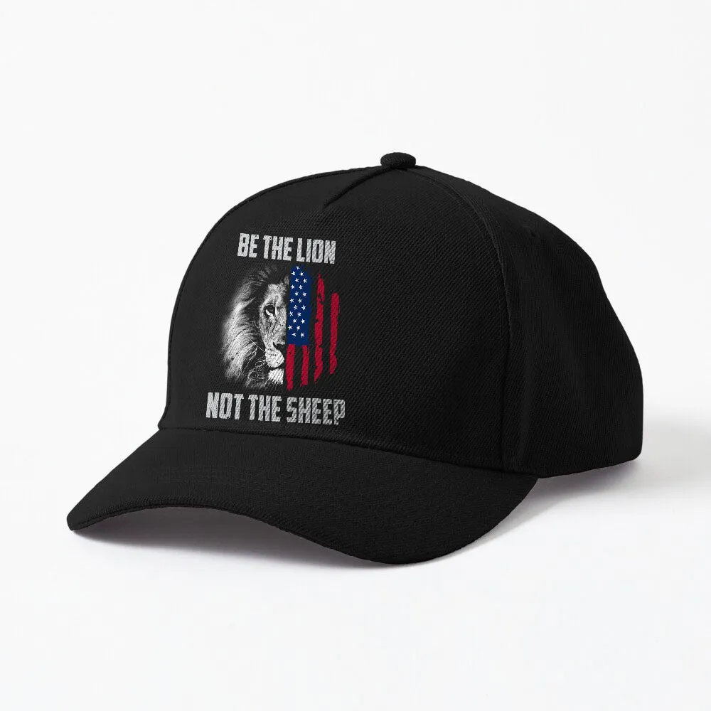 Be The Lion Not The Sheep Shirt Vintage American Flag Gift Cap