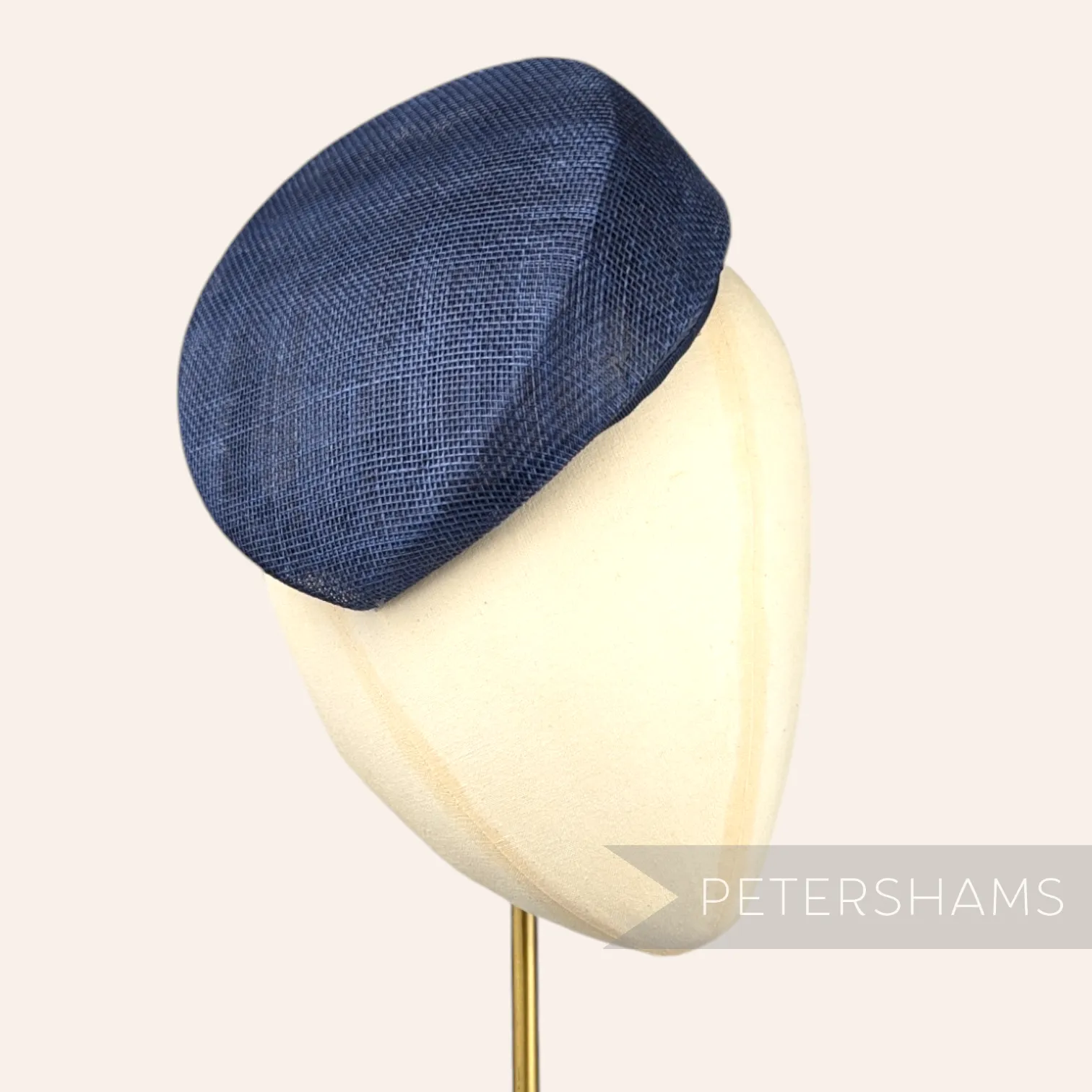 'Betty' Sloped Pillbox Sinamay Fascinator Hat Base