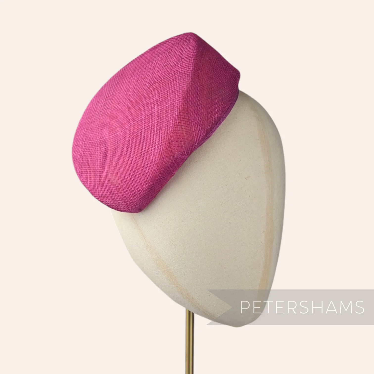 'Betty' Sloped Pillbox Sinamay Fascinator Hat Base