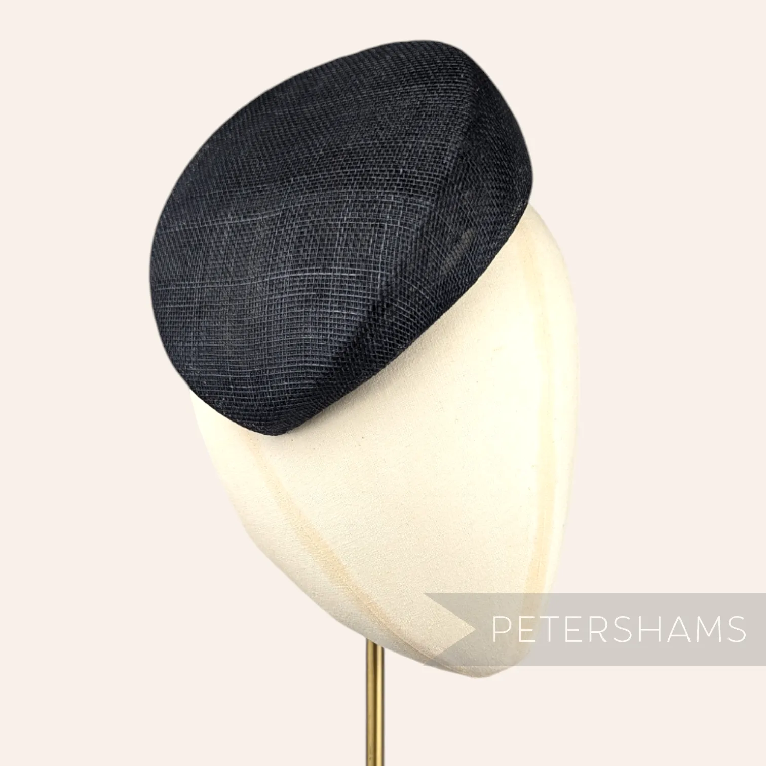 'Betty' Sloped Pillbox Sinamay Fascinator Hat Base