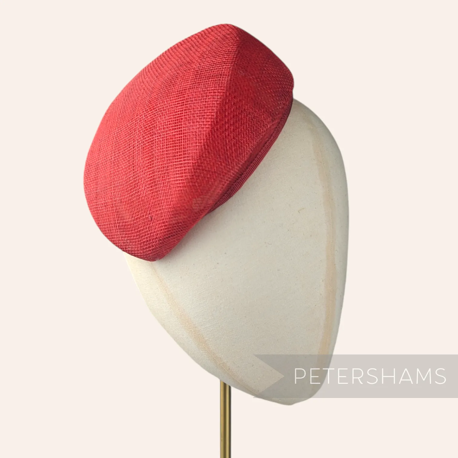 'Betty' Sloped Pillbox Sinamay Fascinator Hat Base