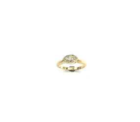 Bezel Set East West Marquise Diamond Ring