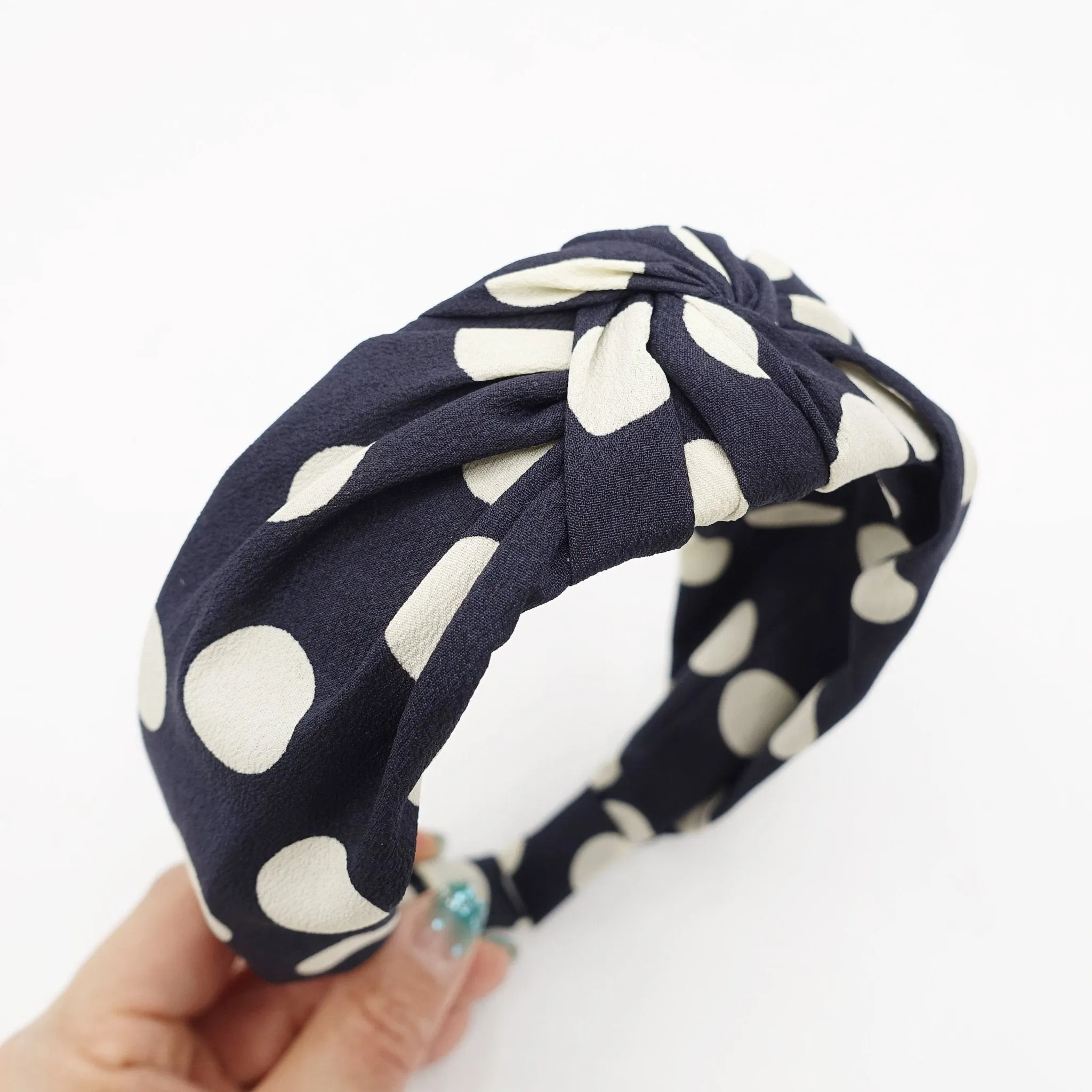 big dot knotted headband thin fabric hairband women hair accessory