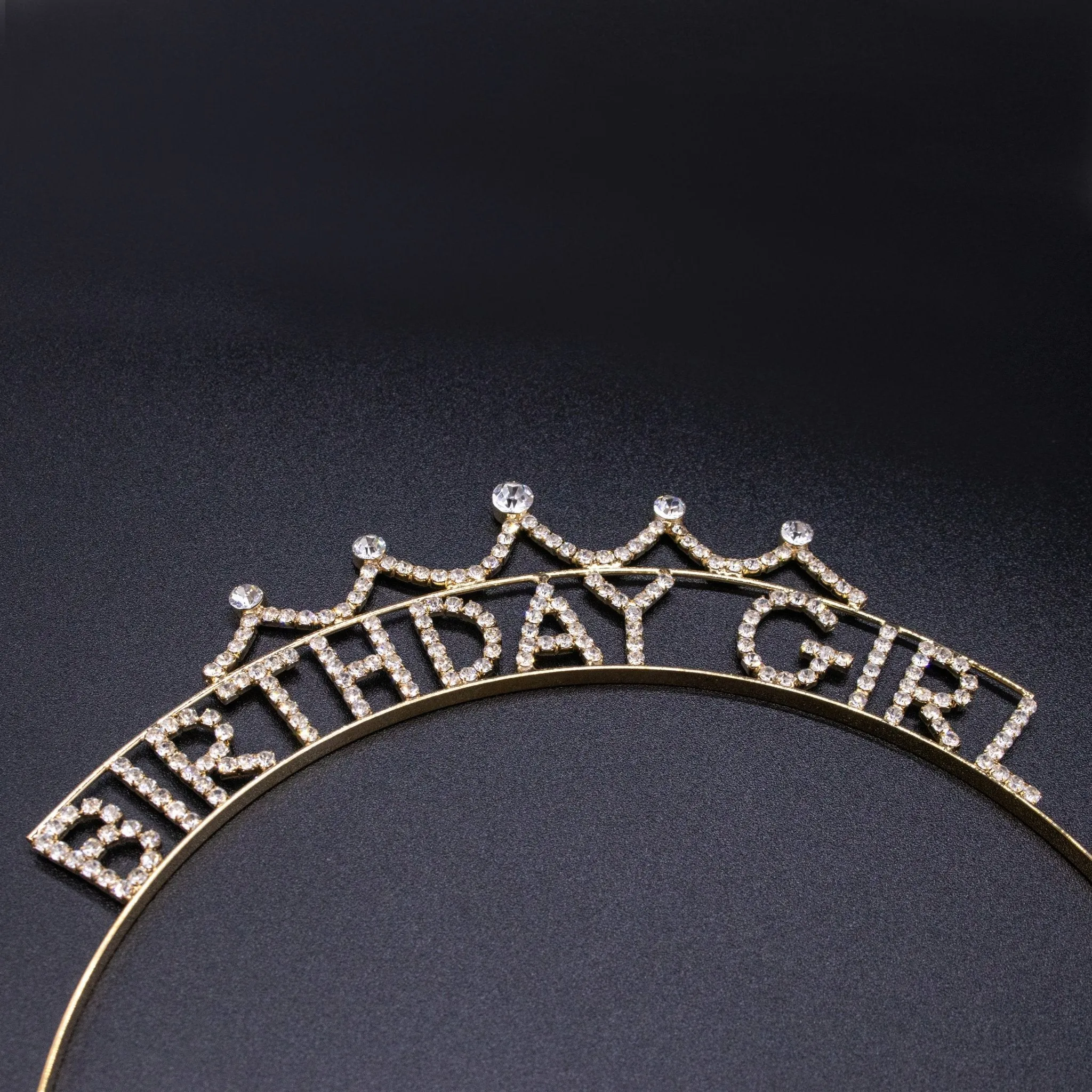 Birthday Girl Rhinestone Tiara Headband