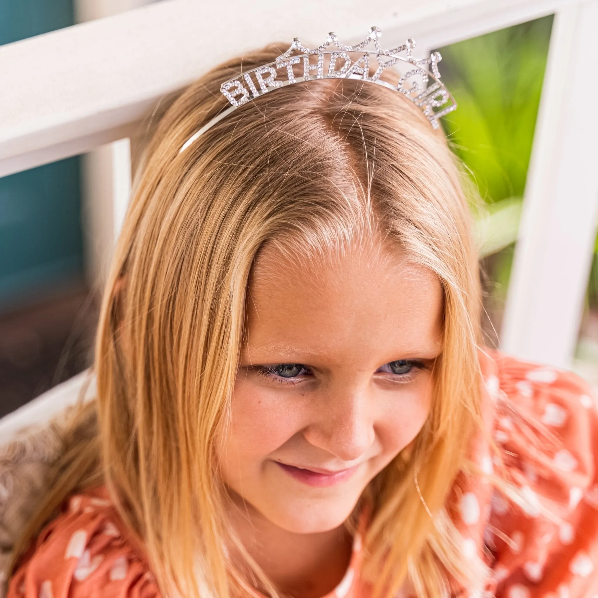 Birthday Girl Rhinestone Tiara Headband