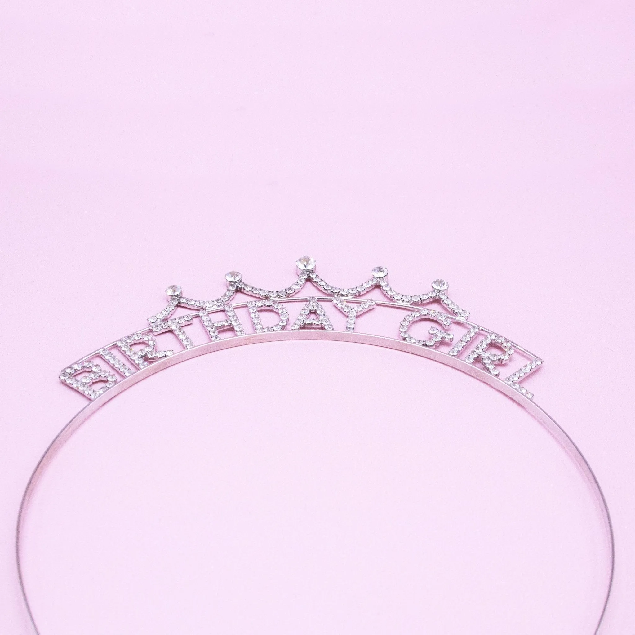 Birthday Girl Rhinestone Tiara Headband