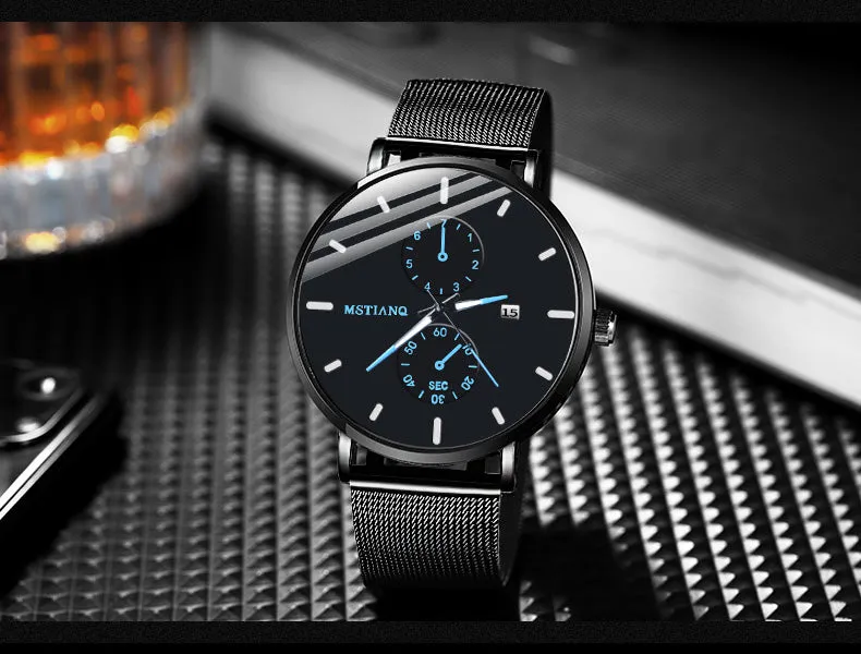 Black Steel Watches