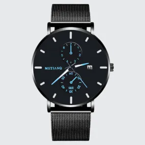 Black Steel Watches