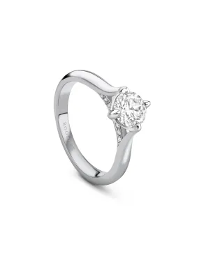 Boodles Brilliance Platinum Diamond Engagement Ring 0.9 Carat GVS2