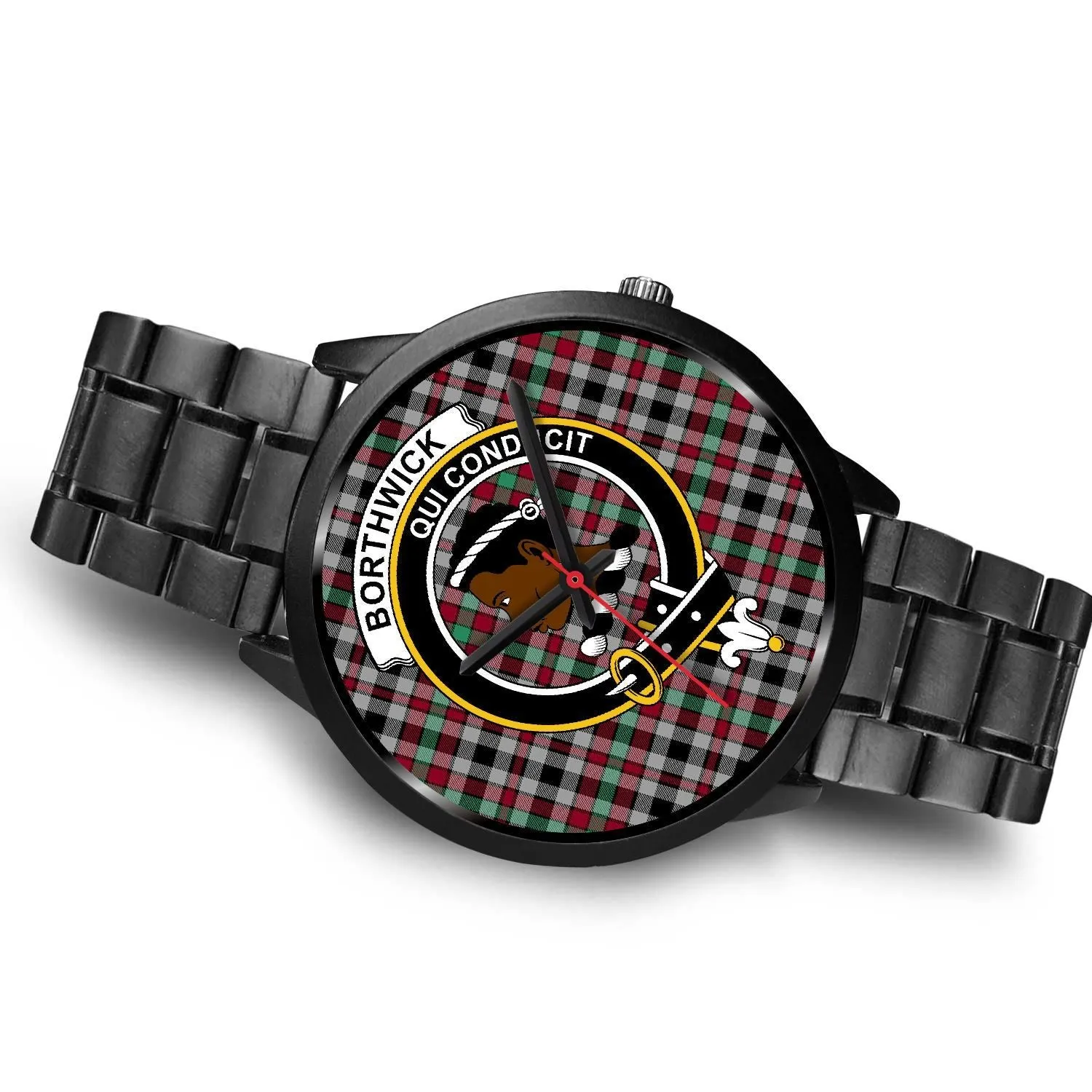 Borthwick Ancient Clan Badge Tartan Black Watch