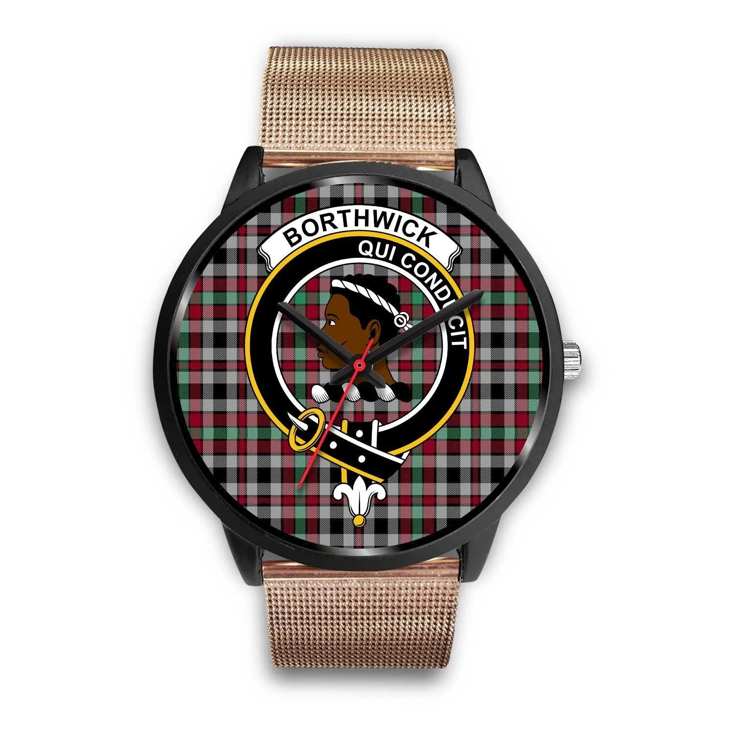 Borthwick Ancient Clan Badge Tartan Black Watch