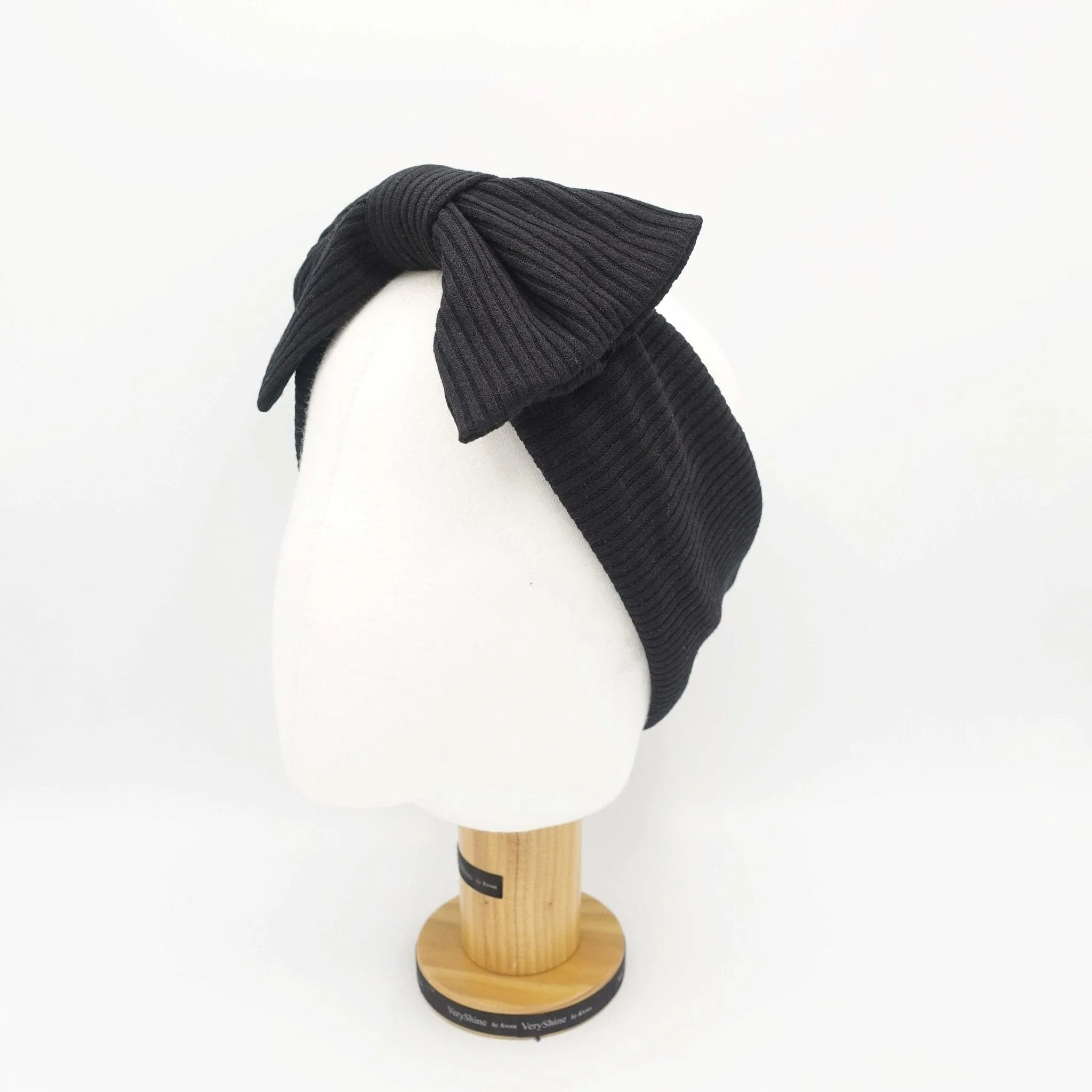 bow knot knit headband corrugated headwrap hair turban