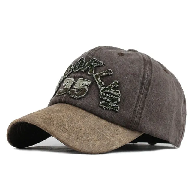 Brooklyn 35 Washed Cotton Snapback Baseball Cap