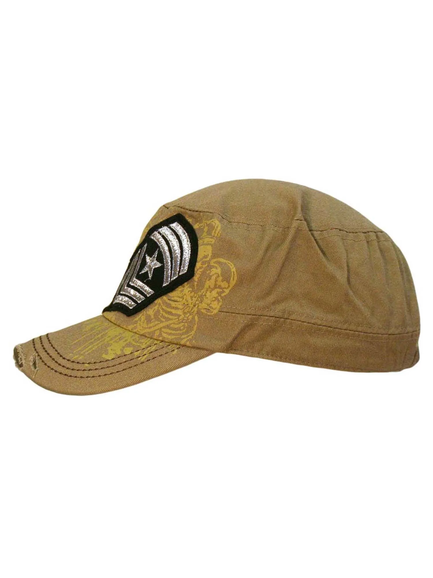 Cadet Cap Hat With Soldier Rank Patch