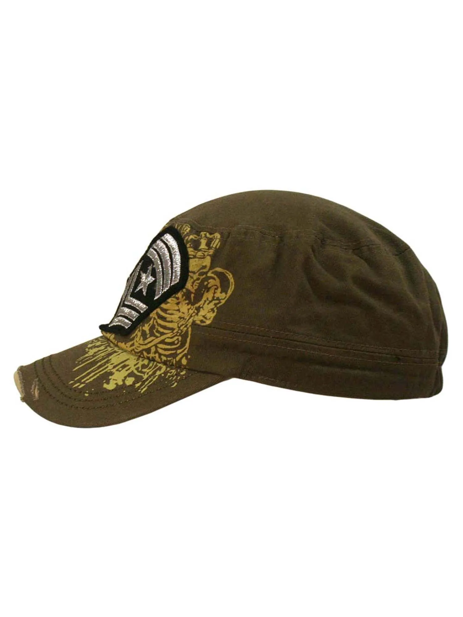 Cadet Cap Hat With Soldier Rank Patch