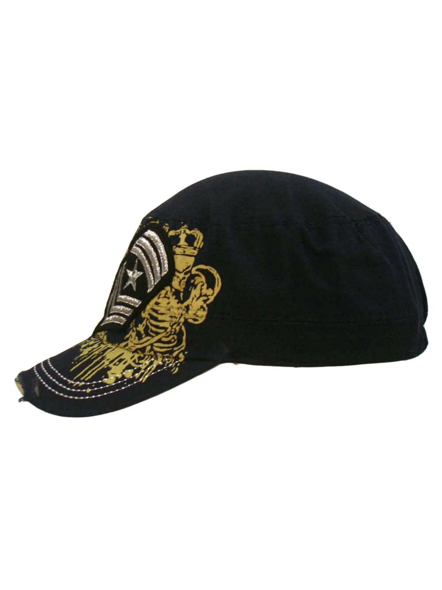 Cadet Cap Hat With Soldier Rank Patch