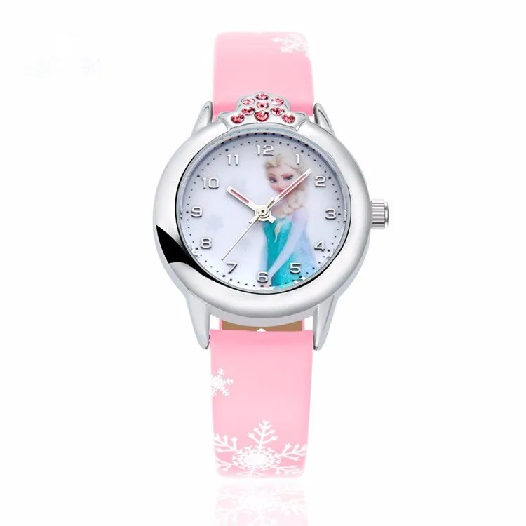 Cartoon Little Princess Children's Watch Children's Quartz Watch Animation and Cartoon Primary and Secondary School Boys and Girls Watch