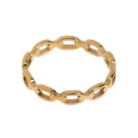 Chain Link Ring Stainless Steel