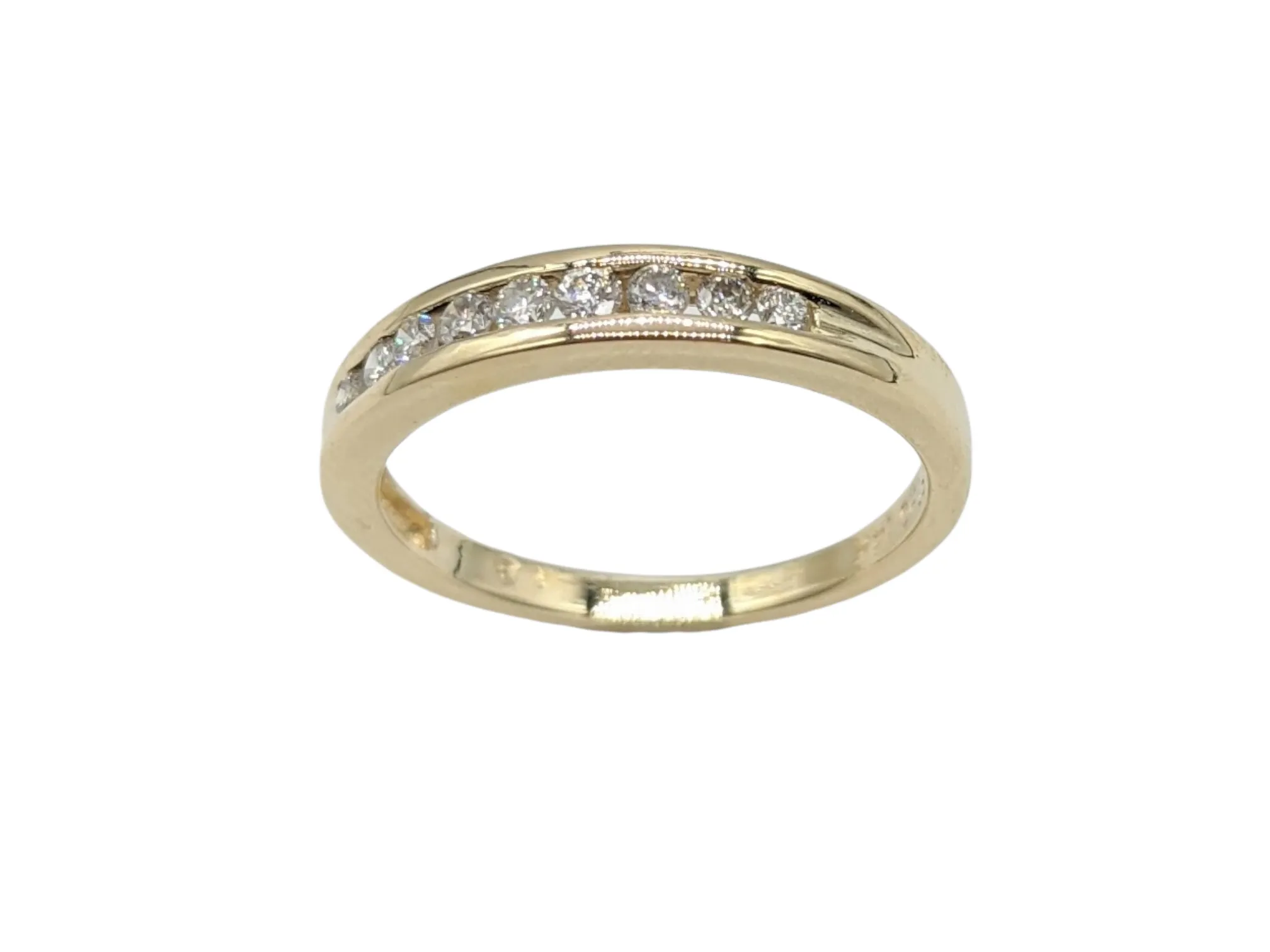 Channel Set Diamond Band