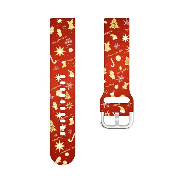 Christmas Watch Straps compatible with the Huawei Watch GT 5 Pro 42mm