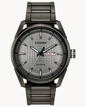 Citizen Weekender Eco-Drive Gray Stainless Steel Watch AW0087-58H