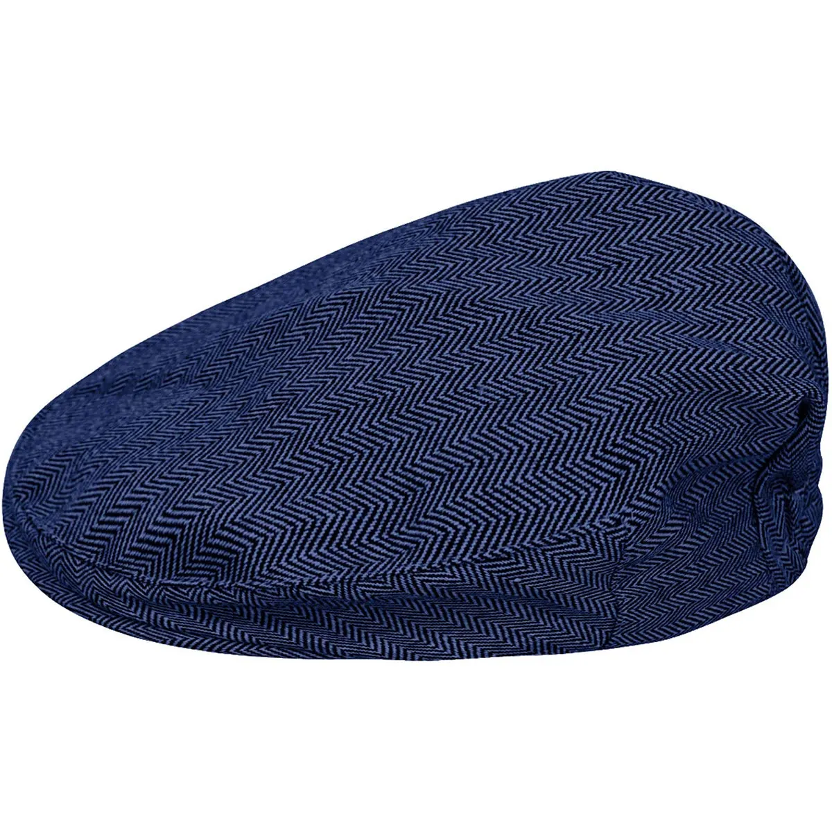 Classic Baby Boy Newsboy Cap - Herringbone Pattern for Special Occasions