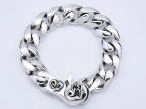 Classic Chain Bracelet: Blaze Heart