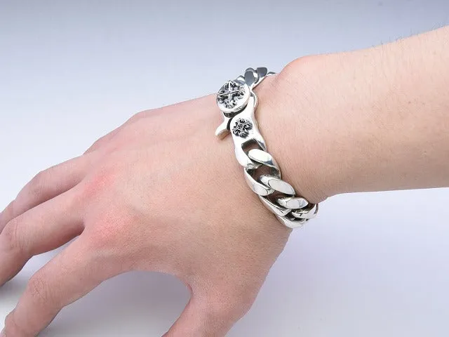 Classic Chain Bracelet: Blaze Heart